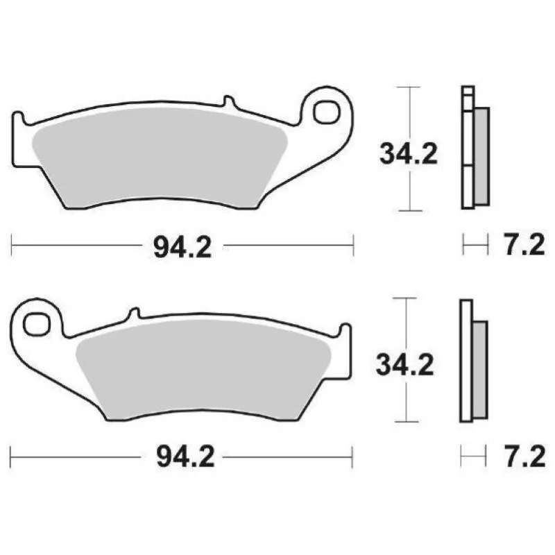 Prezzo Basso Pastiglie Freno SBS 694 HF Ceramica Anteriori-Posteriori