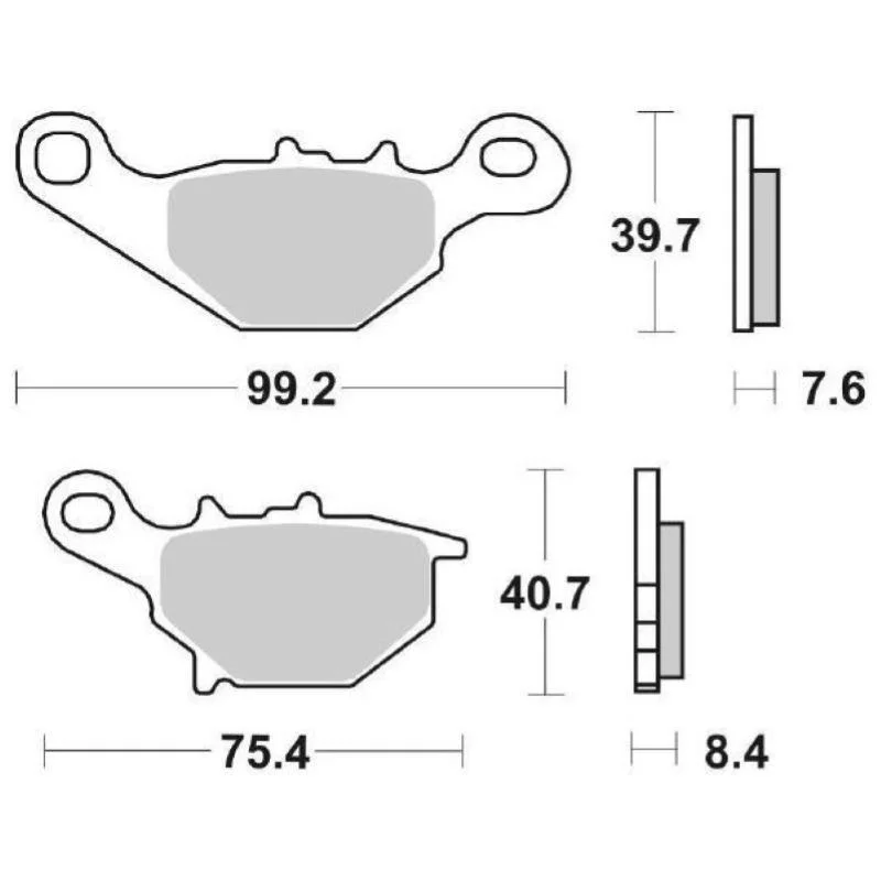 Compra Adesso Pastiglie Freno SBS 702 HF Ceramica Anteriori-Posteriori