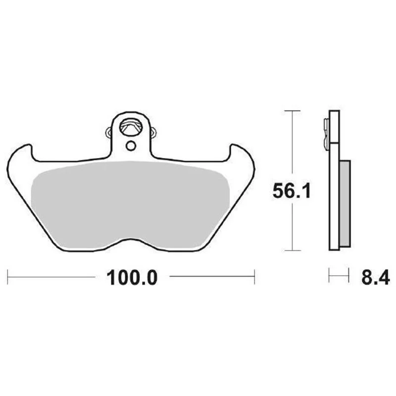 Pastiglie Freno SBS 703 HF Ceramica Anteriori-Posteriori Popolare