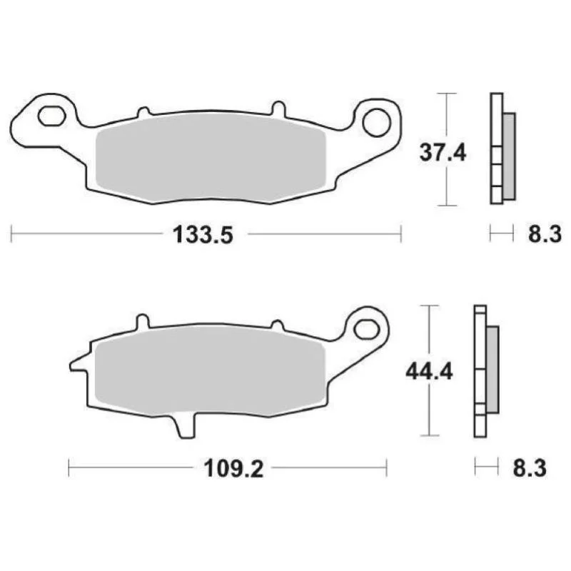 Spedito Oggi Pastiglie Freno SBS 704 HF Ceramica Anteriori-Posteriori
