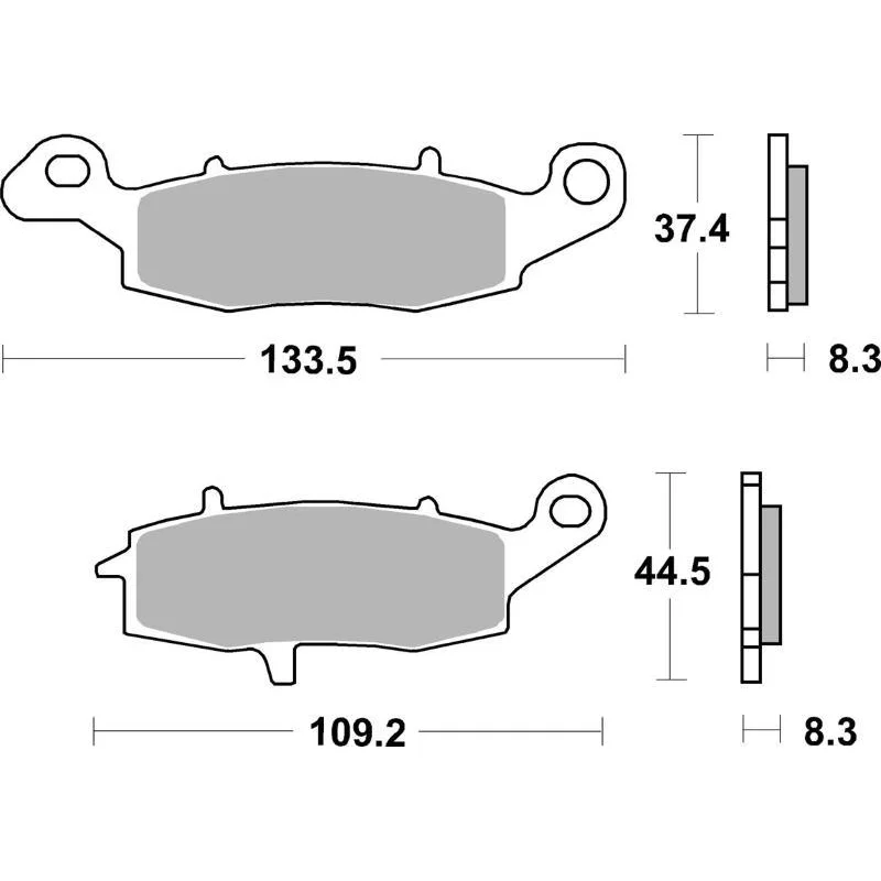Pastiglie Freno SBS 704 RST Sinterizzate Anteriori Compra Adesso