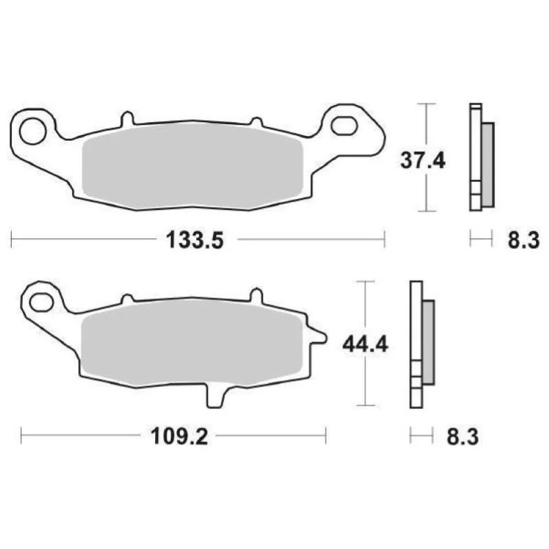 Offerta Pastiglie Freno SBS 705 HF Ceramica Anteriori-Posteriori