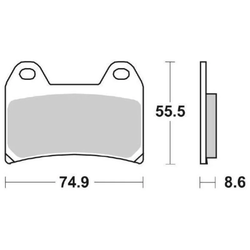 Pastiglie Freno SBS 706 HF Ceramica Anteriori-Posteriori Quantità Limitata