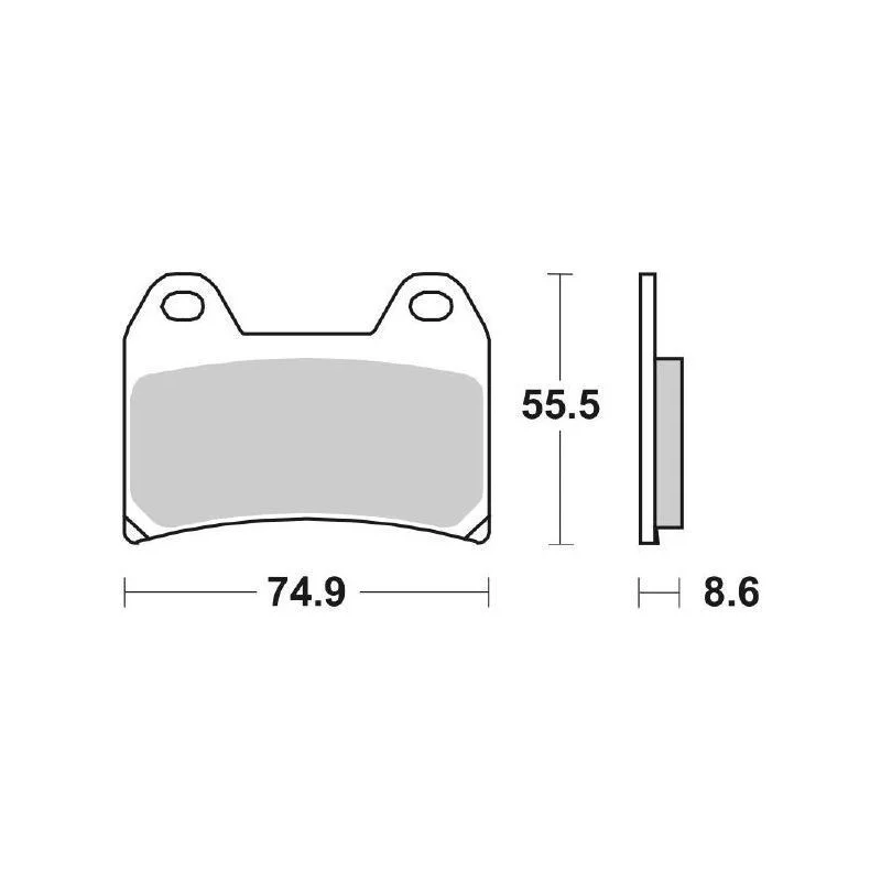 Pastiglie Freno SBS 706 HS Sinterizzate Anteriori Prezzo Conveniente