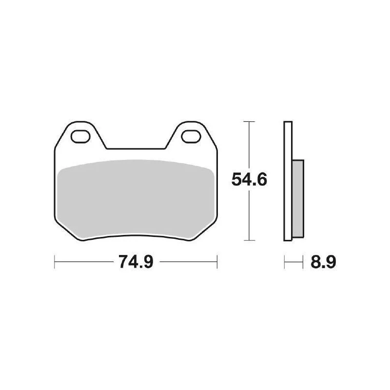 Pastiglie Freno SBS 746 HF Ceramica Anteriori-Posteriori Ultima Occasione