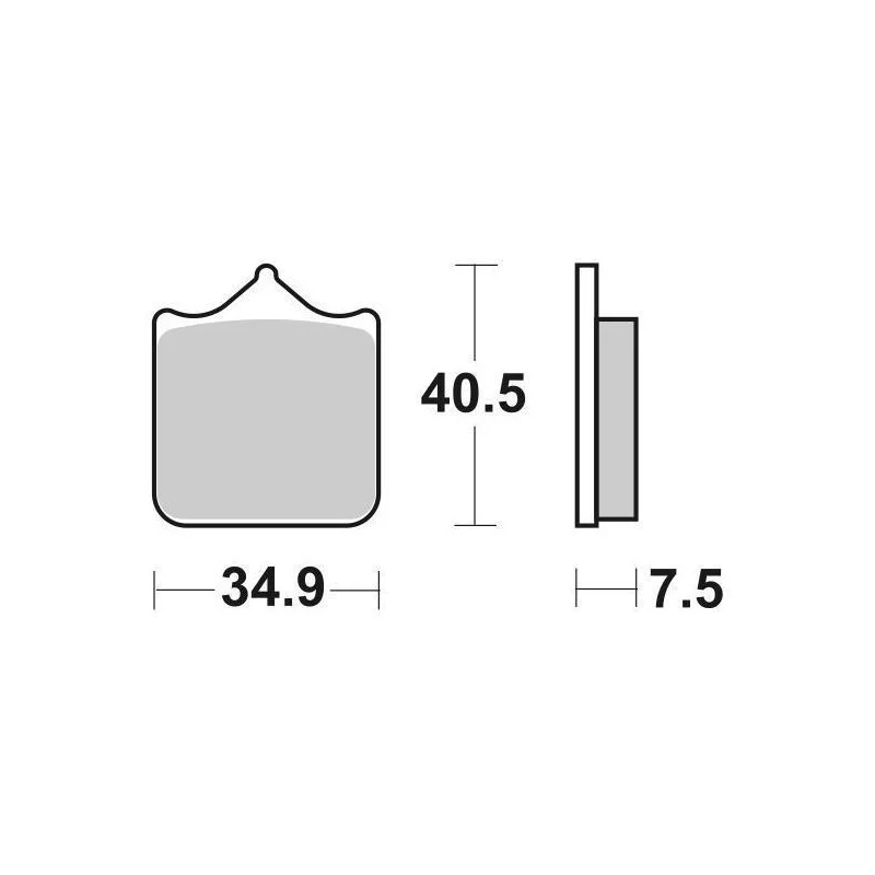 Offerta Limitata Pastiglie Freno SBS 762 HS Sinterizzate Anteriori