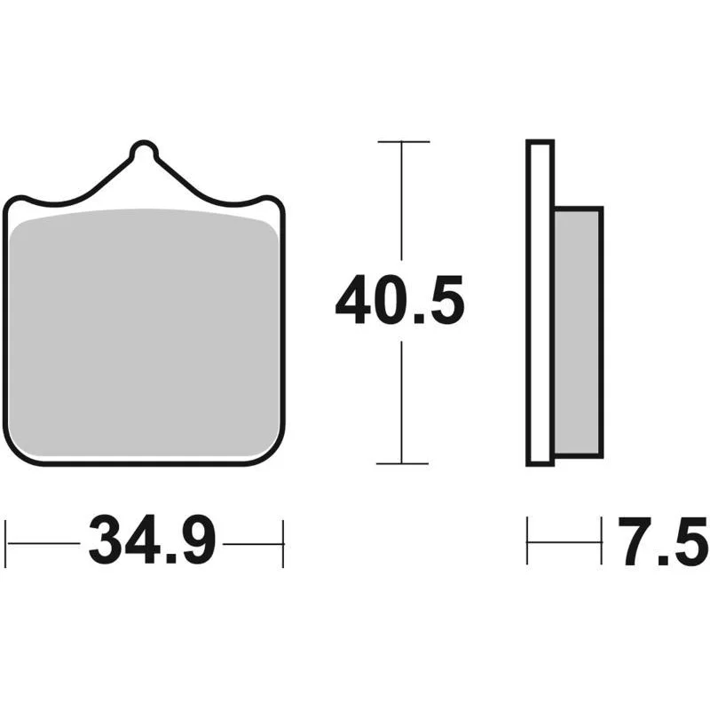 Prezzo Di Fabbrica Pastiglie Freno SBS 762 RST Sinterizzate Racing Anteriori