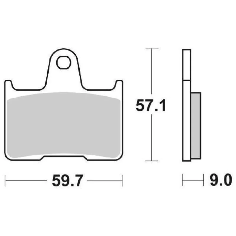 Vendita Finale Pastiglie Freno SBS 765 HF Ceramica Anteriori-Posteriori