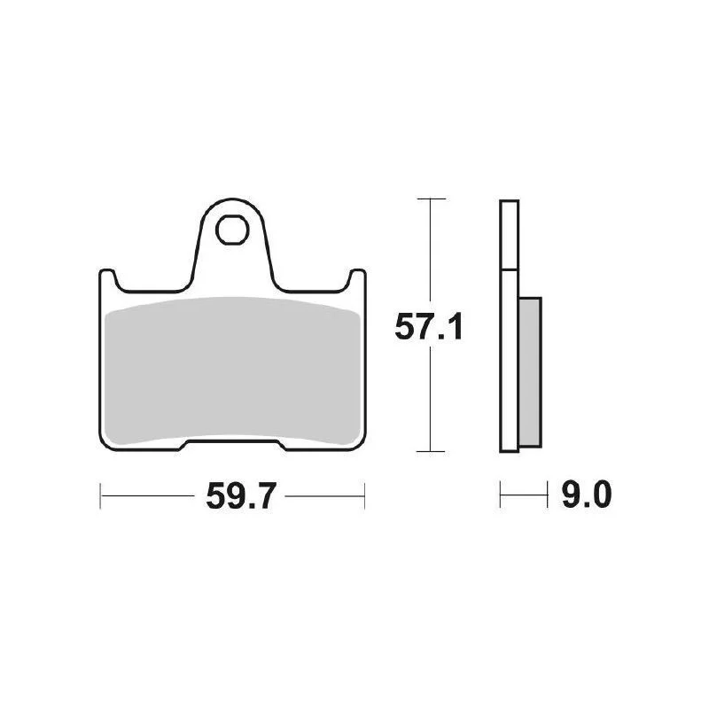 Pastiglie Freno SBS 765 LS Sinterizzate Posteriori Popolare