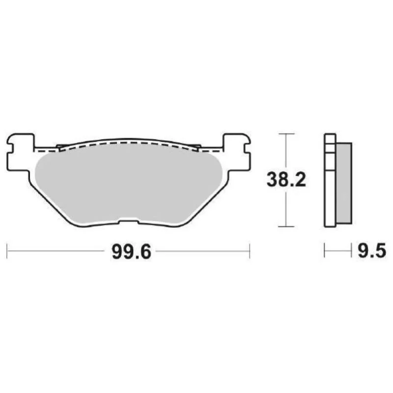 Nuovo Arrivo Pastiglie Freno SBS 769 HF Ceramica Anteriori-Posteriori