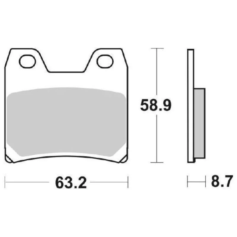 Saldi Pastiglie Freno SBS 770 HF Ceramica Anteriori-Posteriori