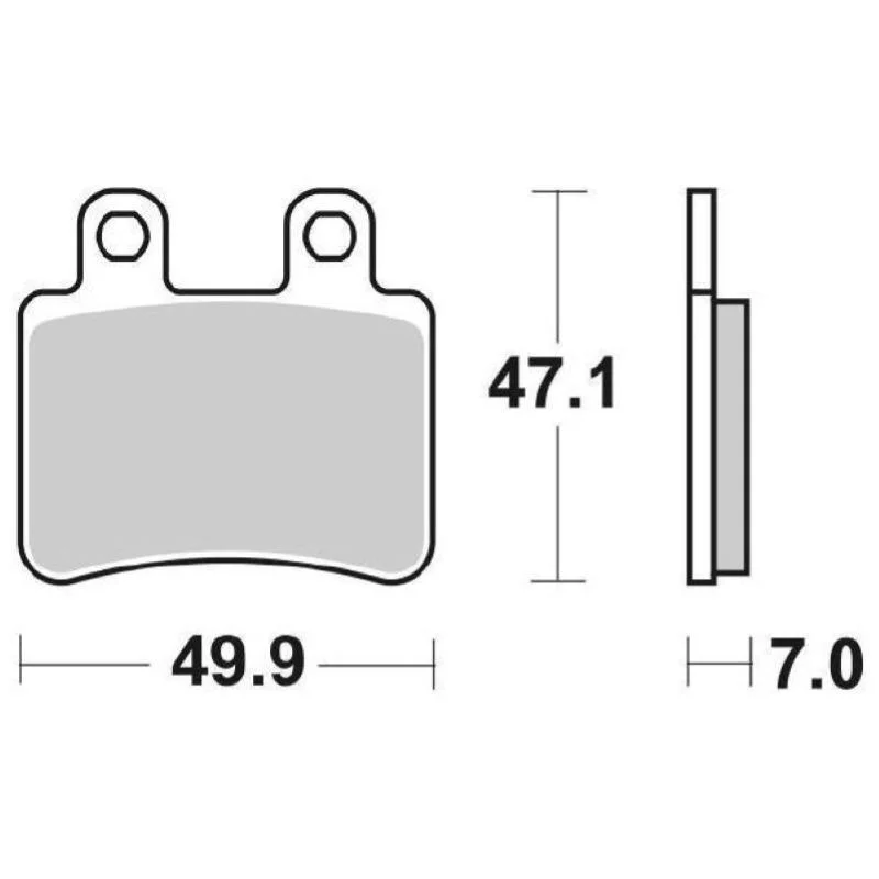Pastiglie Freno SBS 773 HF Ceramica Anteriori-Posteriori Direttamente Dal Produttore