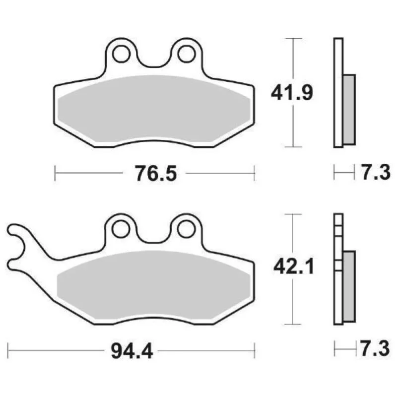 Prezzo Ridotto Pastiglie Freno SBS 774 HF Ceramica Anteriori-posteriori