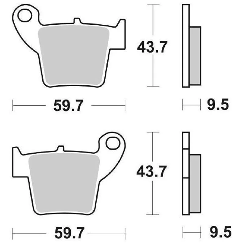 Pastiglie Freno SBS 777 RSI Sinterizzate Anteriori Offerta Lampo