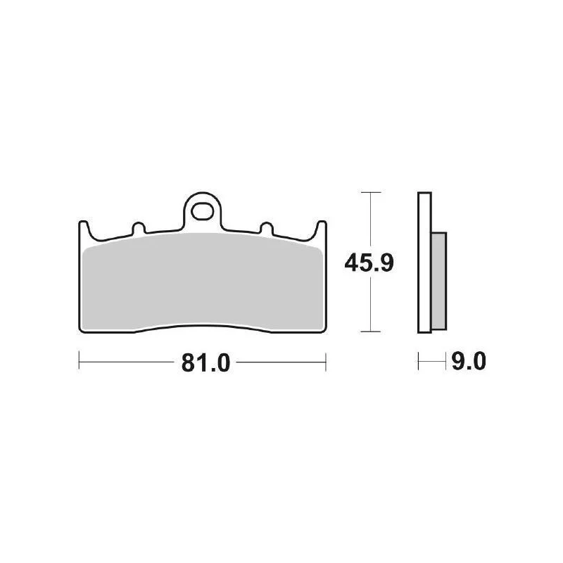 Offerta Pastiglie Freno SBS 778 HS Sinterizzate Anteriori