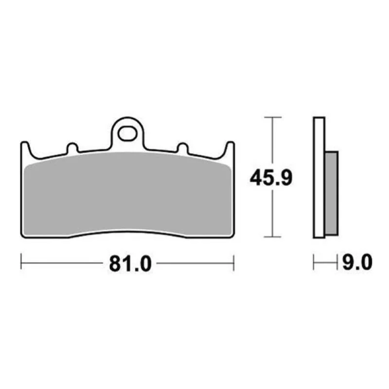 Pastiglie Freno SBS 778 RST Sinterizzate Anteriori Offerta Speciale