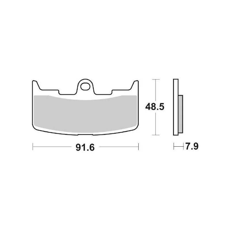 Pastiglie Freno SBS 795 HS Sinterizzate Anteriori Promozione Esclusiva