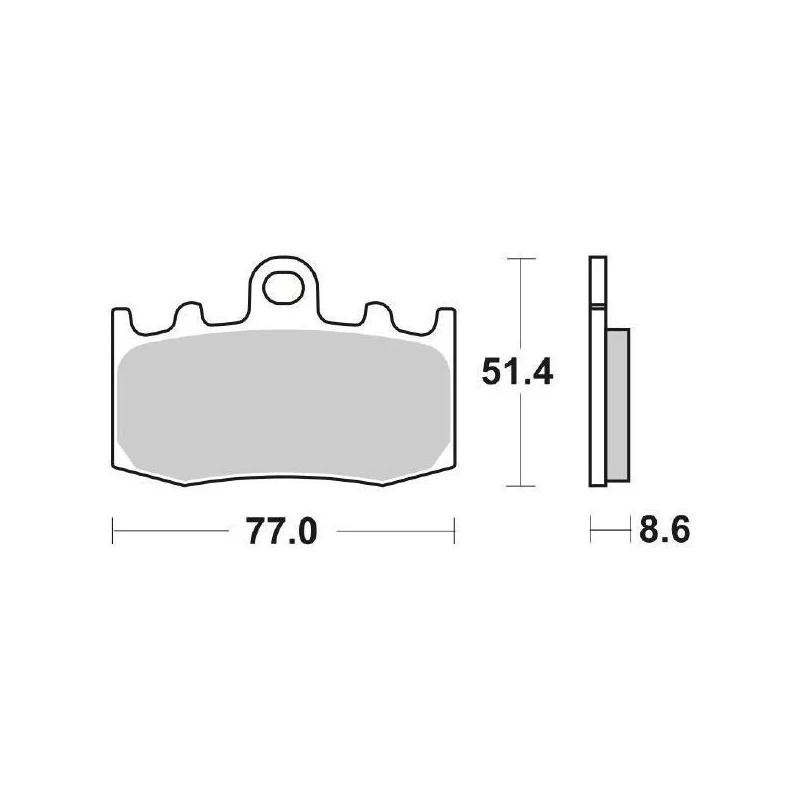 Pastiglie Freno SBS 796 HS Sinterizzate Anteriori Compra Online