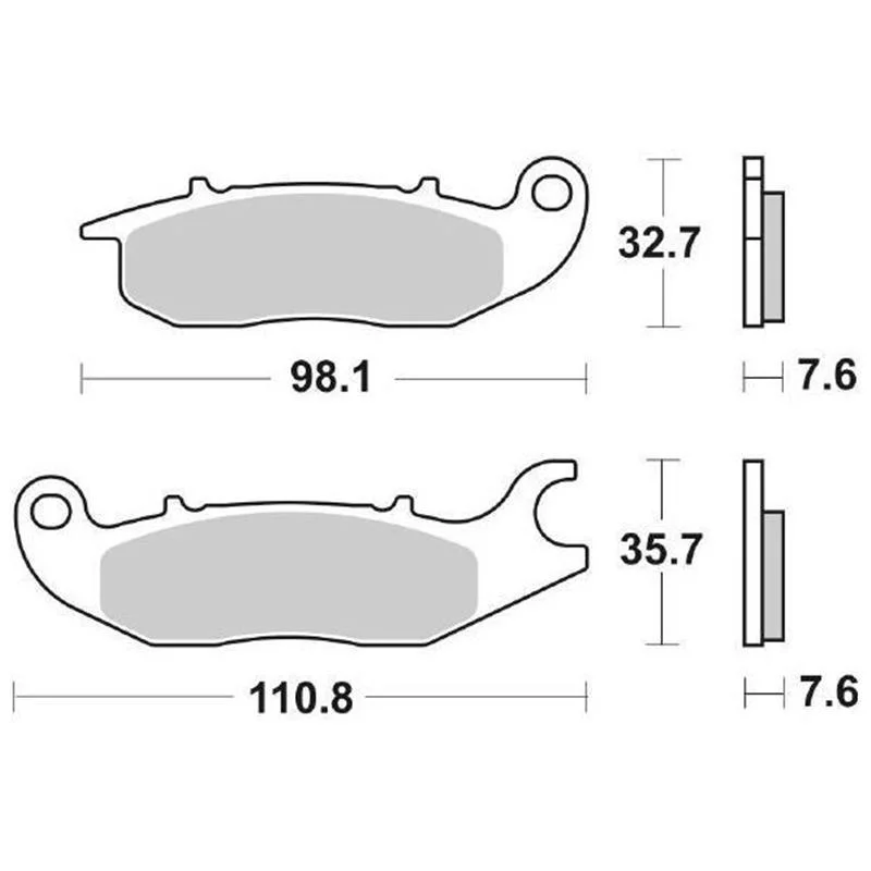 Pastiglie Freno SBS 797 HF Ceramica Anteriori-Posteriori Affare