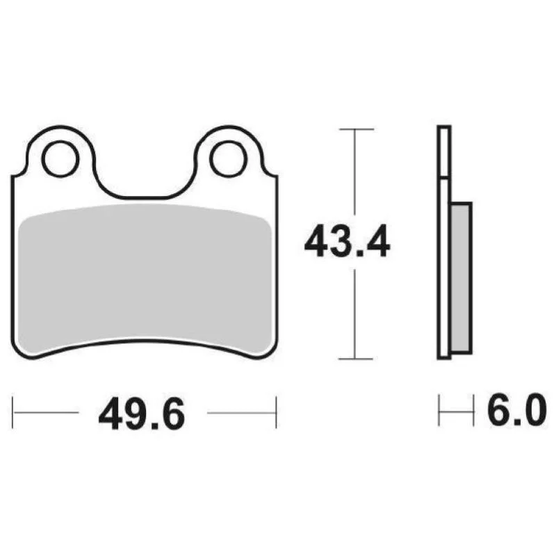 Pastiglie Freno SBS 802 HF Ceramica Anteriori-Posteriori A Buon Prezzo