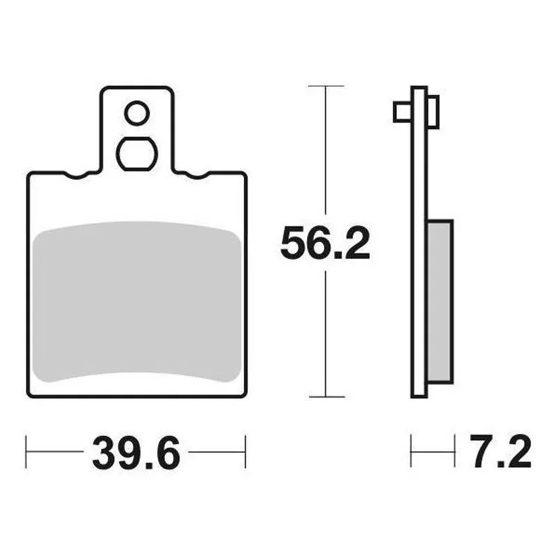 Pastiglie Freno SBS 824 HF Ceramica Anteriori-Posteriori Offerta Lampo