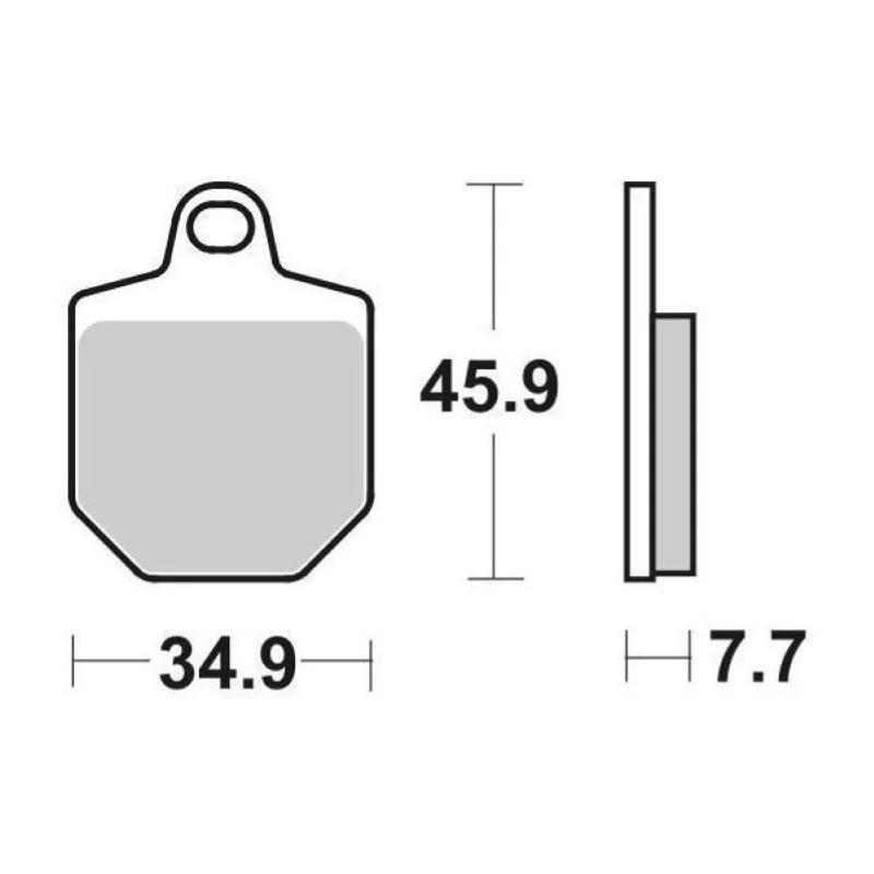 Più Venduto Pastiglie Freno SBS 843 RSI Sinterizzate Anteriori