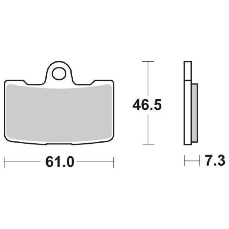Pastiglie Freno SBS 856 HS Sinterizzate Anteriori Offerta Del Giorno