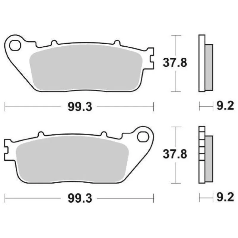 Pastiglie Freno SBS 862 HF Ceramica Anteriori-Posteriori Occasione Imperdibile