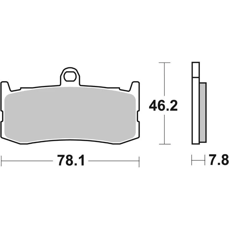 Pastiglie Freno SBS 864 RST Sinterizzate Anteriori Offerta Lampo