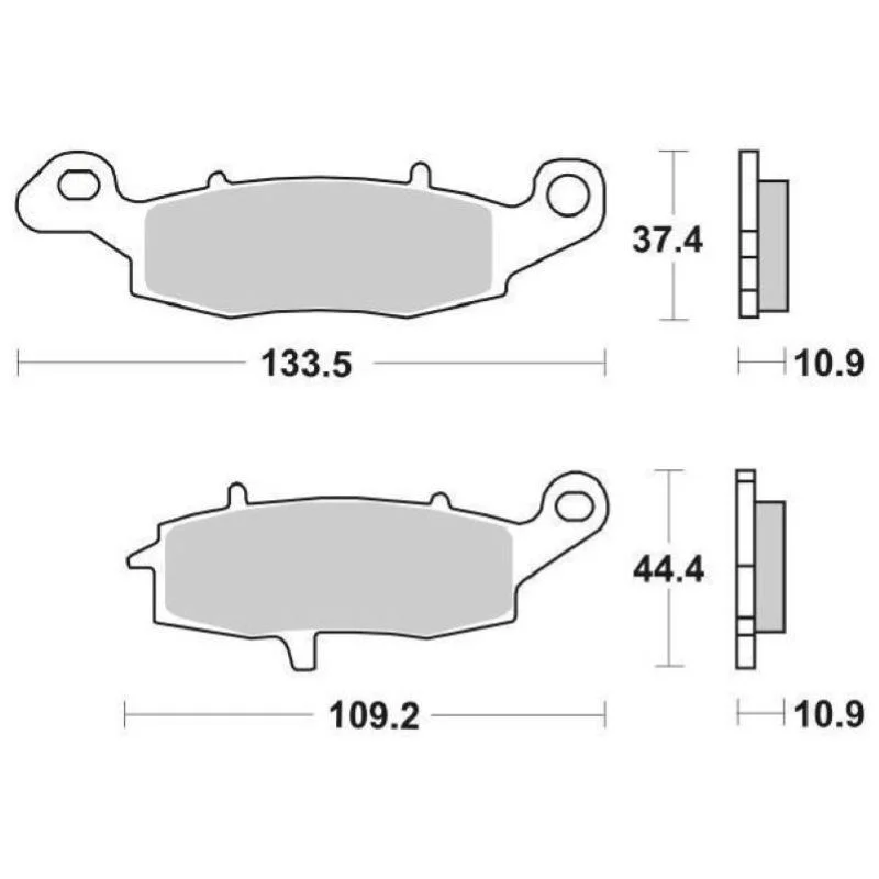 Offerta Del Giorno Pastiglie Freno SBS 886 HF Ceramica Anteriori-Posteriori