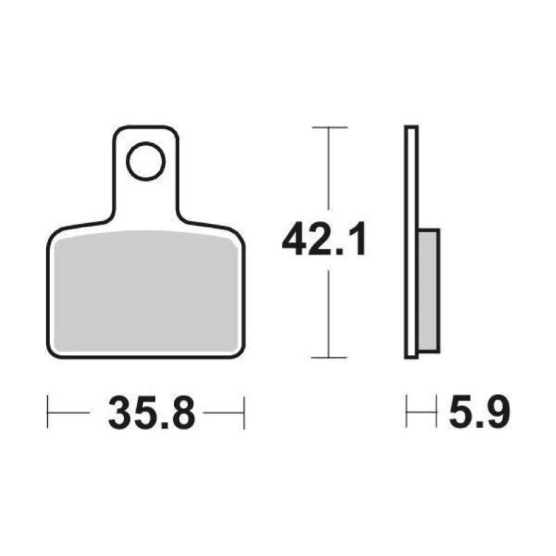 Bestseller Pastiglie Freno SBS 895 HF Ceramica Anteriori-Posteriori