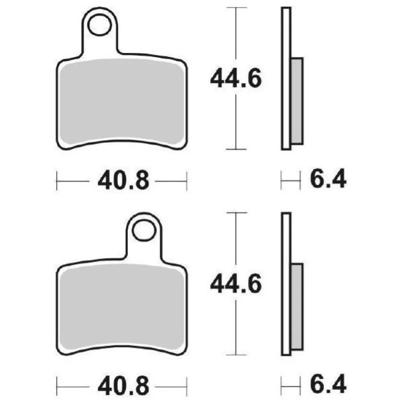 Pastiglie Freno SBS 896 HF Ceramica Anteriori-Posteriori Scelto Dai Clienti
