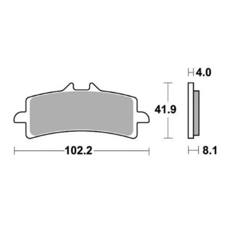 Prezzo Di Fabbrica Pastiglie Freno SBS 901 RST Sinterizzate Anteriori