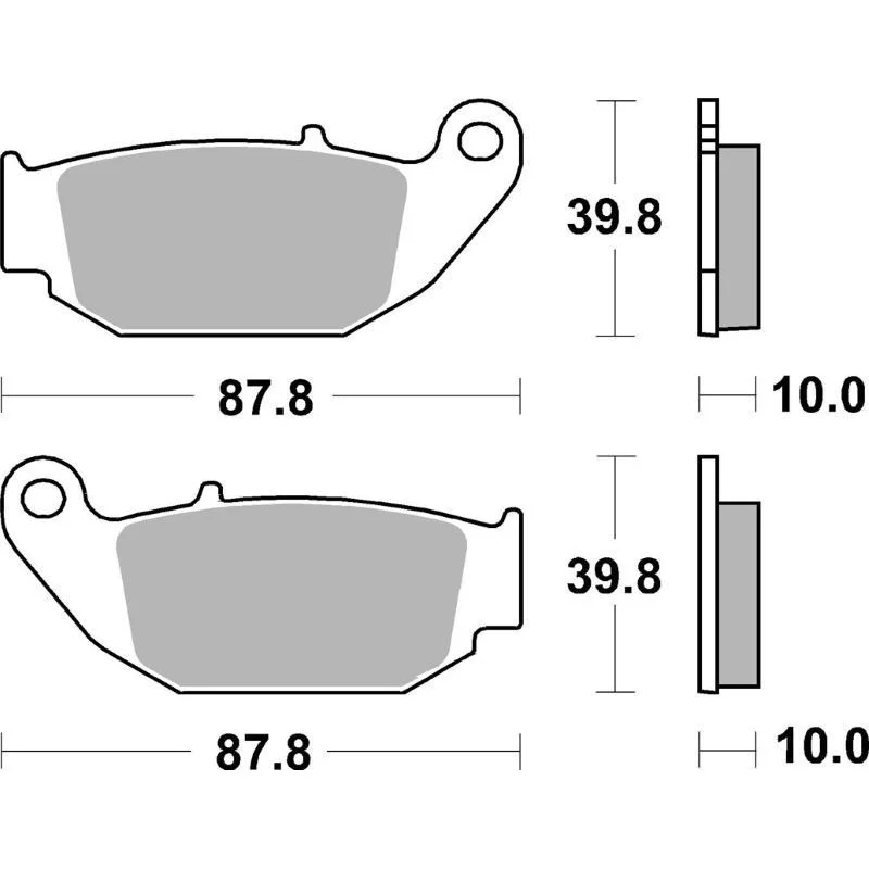 Pastiglie Freno SBS 915 HF Ceramica Anteriori-Posteriori Prezzo Di Fabbrica