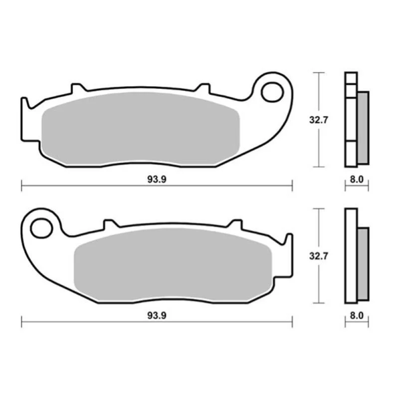 Offerta Speciale Pastiglie Freno SBS 926 HF Ceramica Anteriori-posteriori