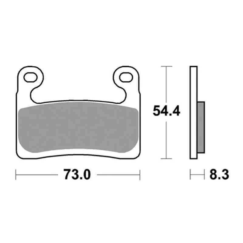Pastiglie Freno SBS 960 HS Sinterizzate Anteriori Spedizione Espresso