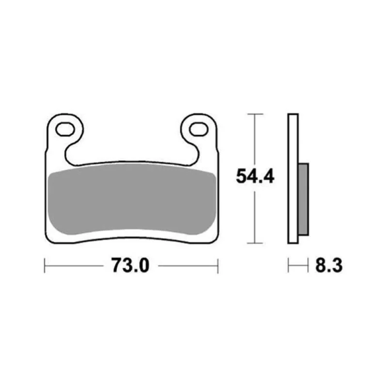 Offerta Speciale Pastiglie Freno SBS 960 RST Sinterizzate Anteriori