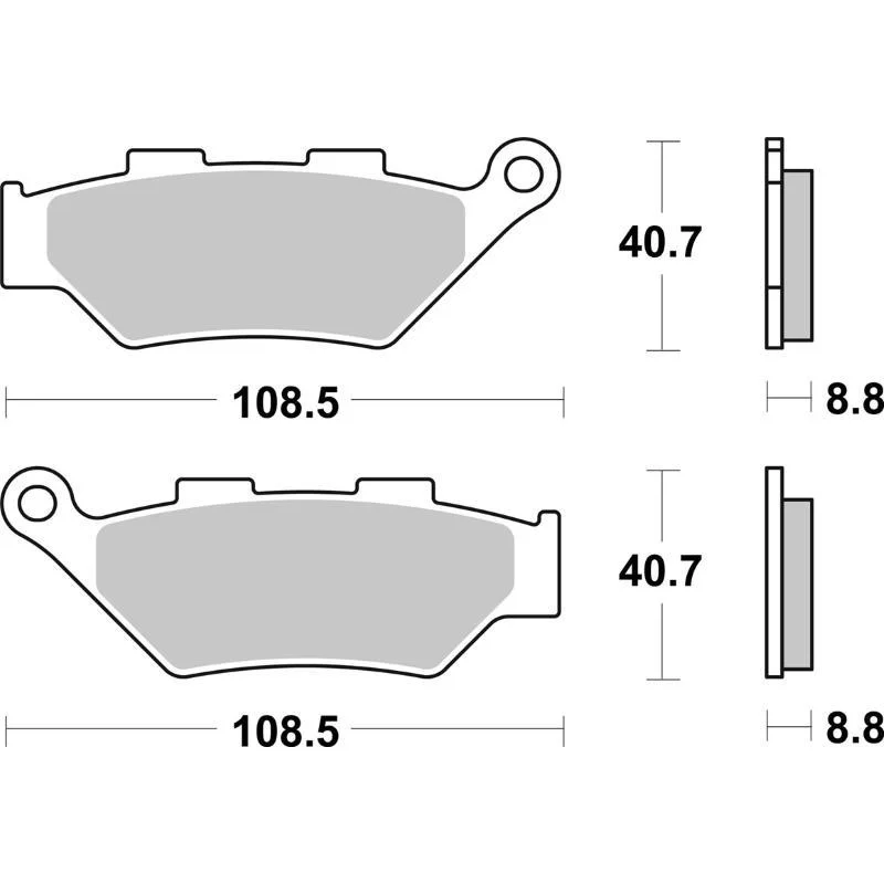 Bestseller Pastiglie Freno SBS 983 HS Sinterizzate Anteriori
