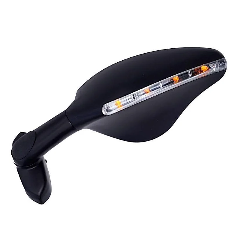 Soddisfatti O Rimborsati Retrovisore universale Far 7037 a Led per Moto carenate Aerotech Sinistro Nero