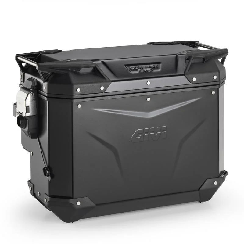 Valigia Givi Obkevs40B Trekker Outback Evo Smart 40 Black Line laterale Destra Scantonata Spedito Oggi