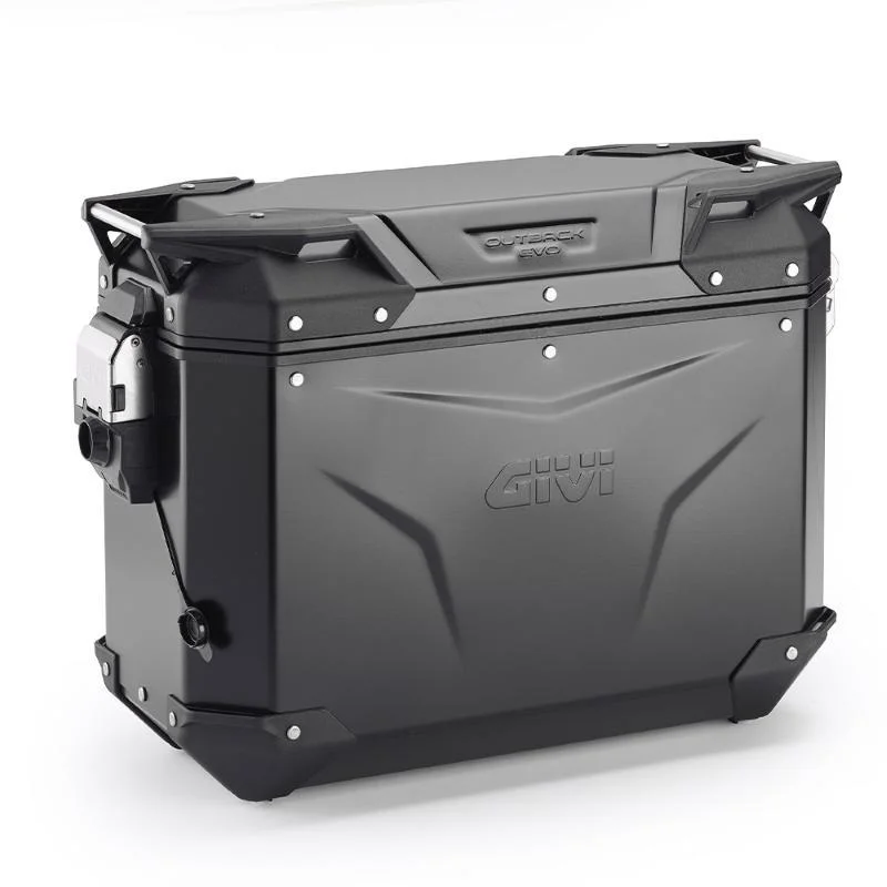 Valigia moto Laterale Sinistra Givi OBKEV37BL Trekker Outback Evo Smart 37 Lt Black Line Pagamento Sicuro