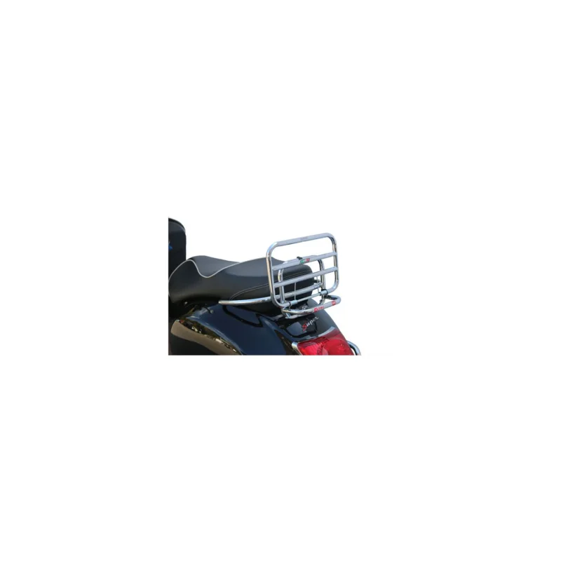 F01465/C PORTAPACCHI POSTERIORE CROMATO VESPA GTS 125/250/300 IGET PIAGGIO FACO Prezzo Basso