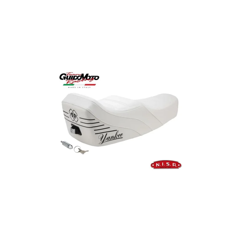 Spedizione Espresso SELLA YANKEE BIANCA VESPA PK 50 125 S XL HP NISA 0758B