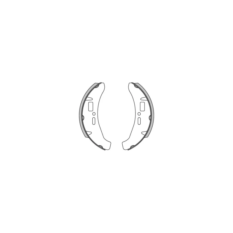 GF0250 GANASCE FRENO ANTERIORI COSA 125/150/200 PIAGGIO NEWFREN Popolare