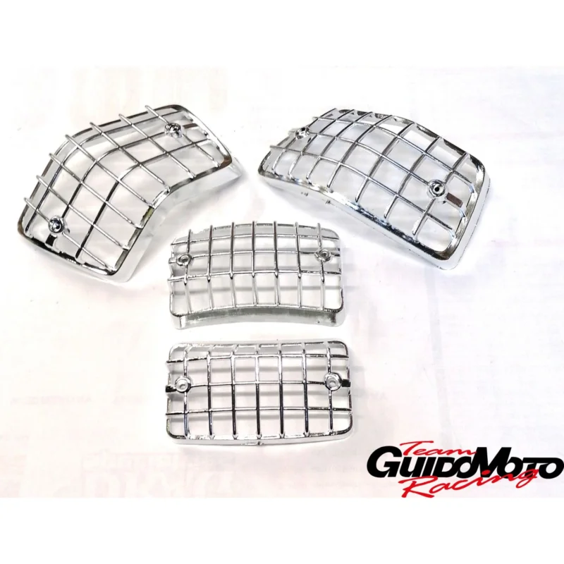 Nuova Collezione GRIGLIE CROMATE FRECCE VESPA PX PE PIAGGIO C119/D/GR