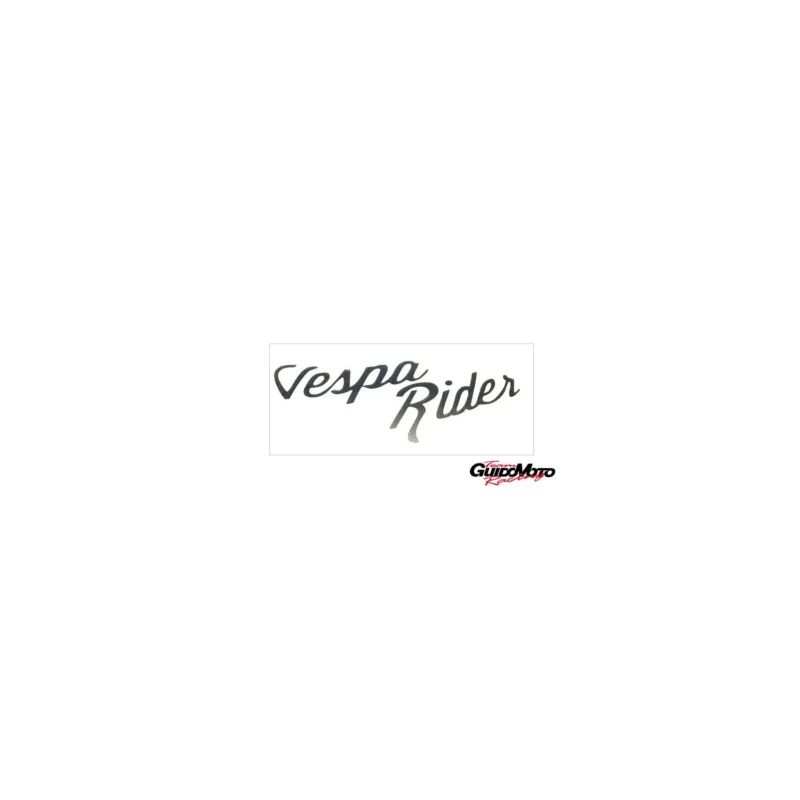 ADESIVO "VESPA RIDER" NERO GMV0208 Miglior Prezzo