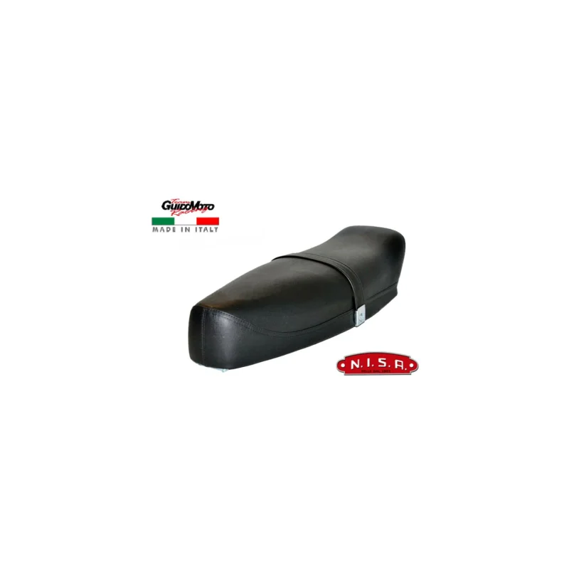 SELLA BIPOSTO NERA VESPA 50 SPECIAL 125 PRIMAVERA ET3 NISA 0689 Prezzo Ridotto