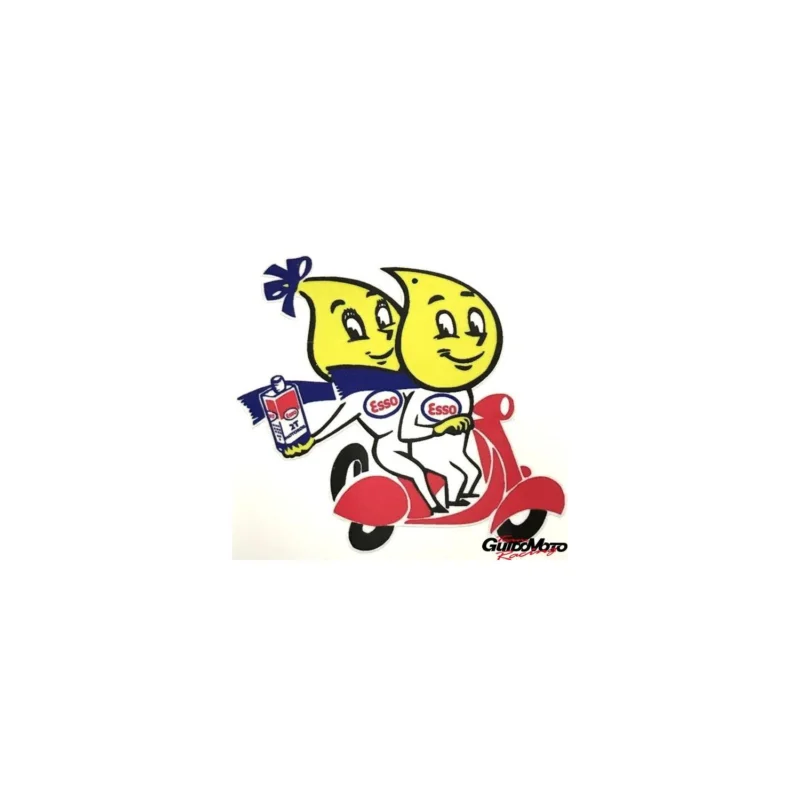 ADESIVO GOCCE ESSO SCOOTER VINTAGE GMG0067 Offerta Lampo