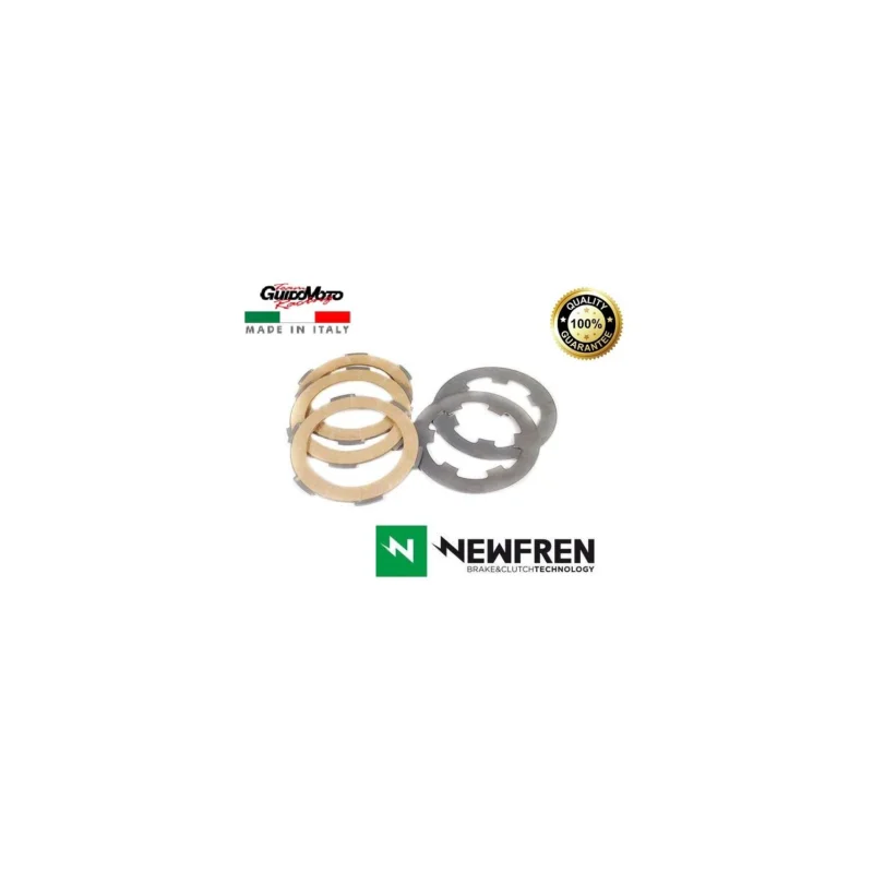FRIZIONE DISCHI SUGHERO ACCIAIO VESPA PK 50 125 FL APE 50 FL NEWFREN F1179AC Prezzo Scontato