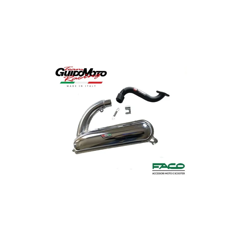 Bestseller MARMITTA RACING SILURO CROMATA VESPA 50 N L R 50 SPECIAL FACO F0015/50/C/RA